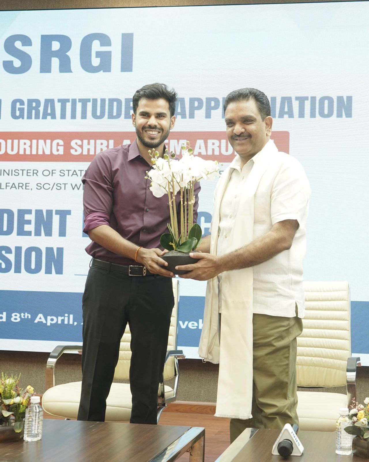 Welcome Hon'ble Minister Shri Asim Arun Ji for an exclusive Student Interaction Session at SRGI